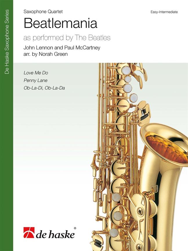 Beatlemania for Saxophone Quartet published by De Haske